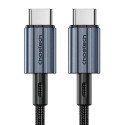 Cable CHOETECH Type-C - Type-C, PD60W 2m. (Black)