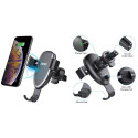 Car Phone Mount CHOETECH, with wireless charging function, 10W