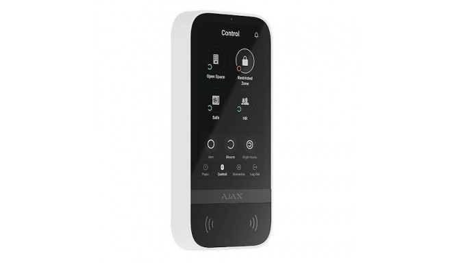 Ajax Wireless keypad with touch screen (White)