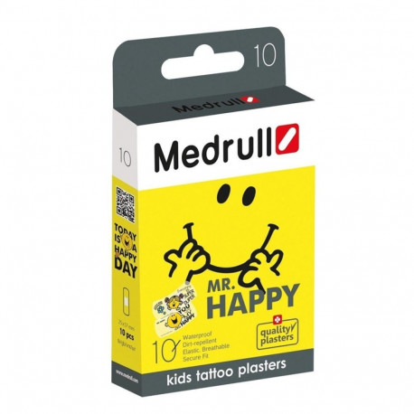 PLASTERS MEDRULL MRHAPPY FOR KIDS 10PCS