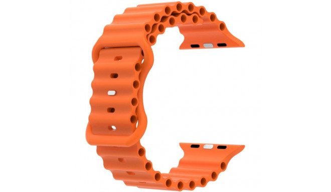 Kellarihm Trendybay Apple Watch 42/44/45/49mm, silikoon, oranž