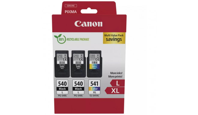 "Canon Tinte PG-540L/CL-541XL 5224B017 3er Multipack (2xBK/Color)"