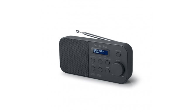 Muse Alarm function, M-109DB, Portable radio, Black