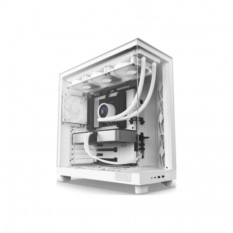 NZXT PC korpus H6 Flow midi tower valge