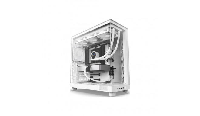 NZXT PC korpus H6 Flow midi tower valge