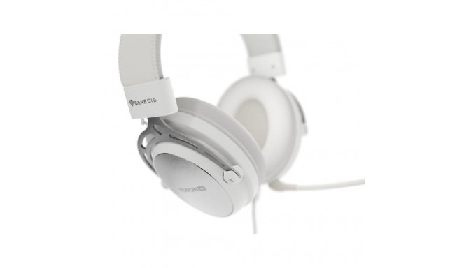 GENESIS Toron 301 Headset Wired Head-band Gaming White