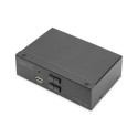 Digitus KVM Switch, 2x1 DP, DP Out,USB