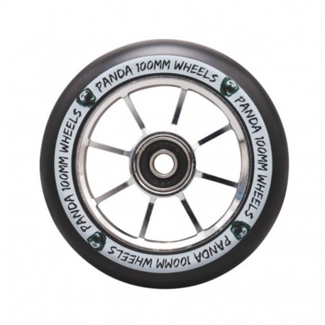 Tõukeratta ratas Panda Spoked V2 100MM Scooter Wheel Chrome