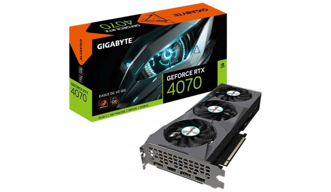 Gigabyte videokaart GeForce RTX 4070 Eagle OC V2 12GB