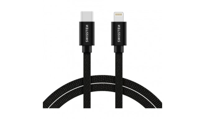 USB kaabel Swissten USB-C - Lightning 1.2m, must