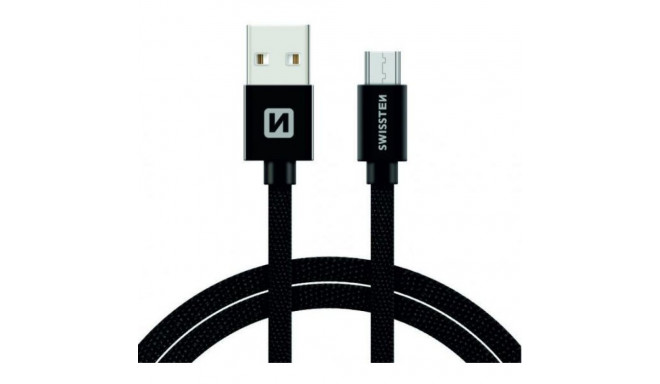 USB kaabel Swissten USB-A - Micro USB, 1.2m