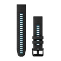 Garmin Quickfit 22 mm Kellarihm, Must / kiudpilvesinine