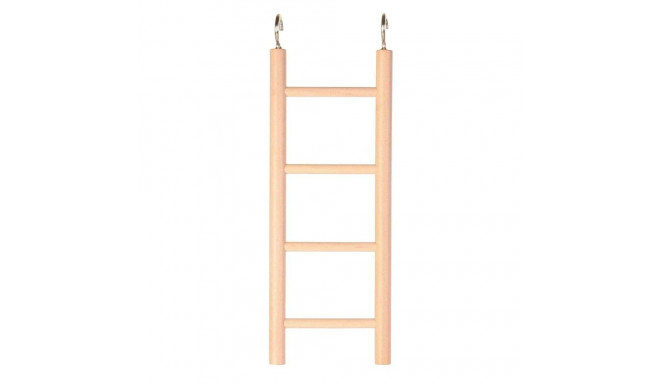 Toy for parrots wooden ladder, 4 rungs/20 cm