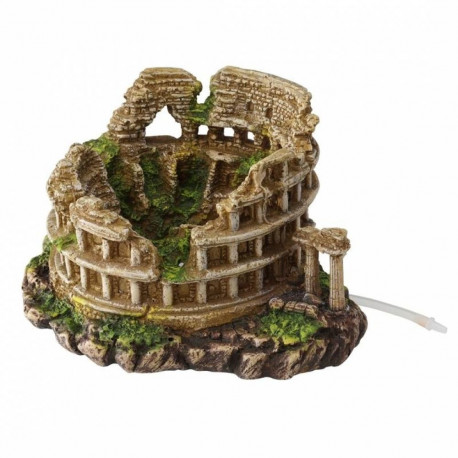 Aquarium decoration, colosseum with airstone 23x19,5x13cm