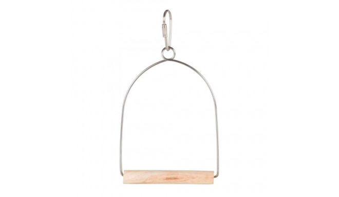 Toy for parrots arch swing, wood, 8 × 15 cm