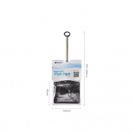 Aquarium telescopic fish net MFN-505 82x100x275-510mm