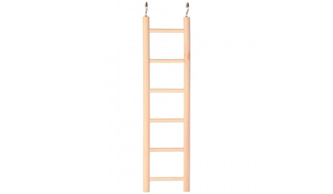 Toy for parrots wooden ladder, 6 rungs/28 cm