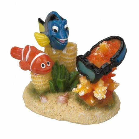 Aquarium decoration, clown fish 6 6,5x4,5cm