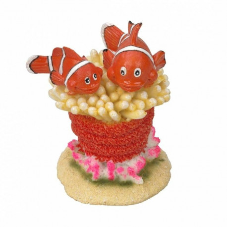 Aquarium decoration, clown fish 5 11x7x8cm