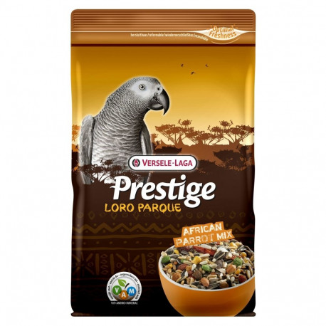 Loro Parque African parrot mix enriched seed mixture with extruded VAM-pellets 1kg, Prestige