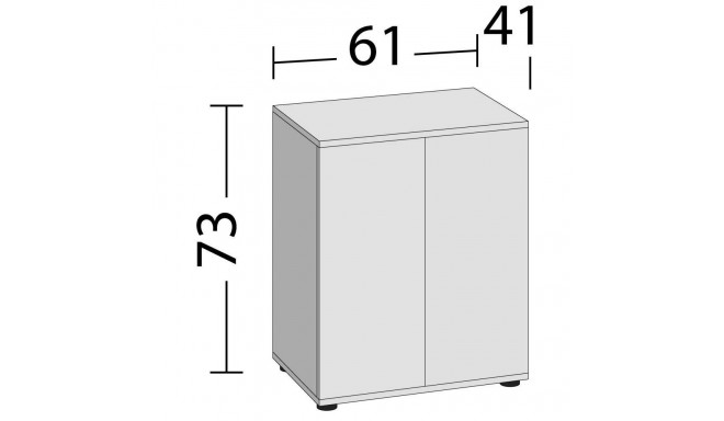 Aluskapp Lido SBX 120 hele puit