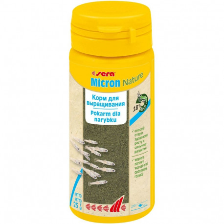 Complete feed Micron Nature 50ml/25g, Sera