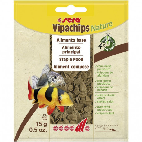 Complete feed Vipachips Nature 15g, Sera