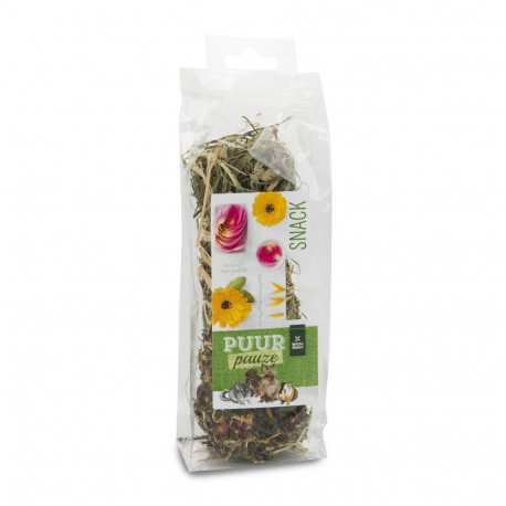 Pauze Hay Stick Marigold&Rose Petals for rodents 70g