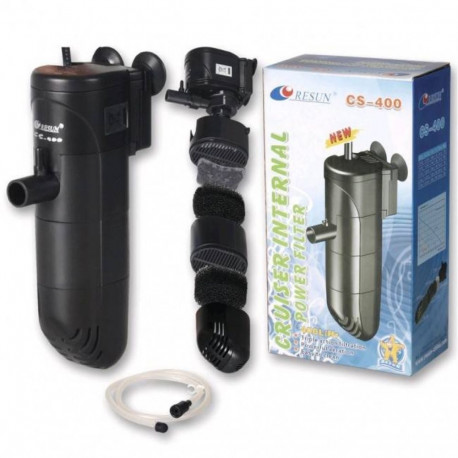 Akvariumo vidinis filtras Resun CS-400 6W 400l/h 40-80l