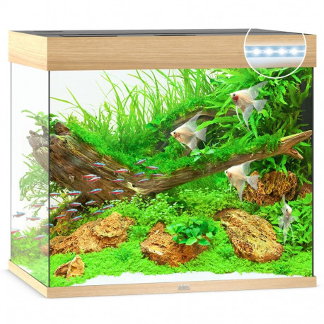 Akvariumas Lido LED 200 L šviesios medienos