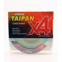 Braided fishing line SWD Taipan Classic PE X4 0.16mm 135m 9.10kg light green