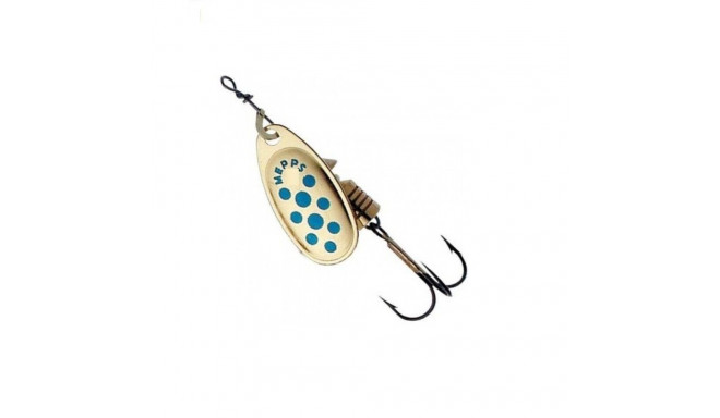 Spinner MEPPS COMET-5 11,0g gold/blue dots