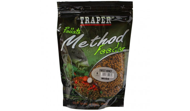 Groundbait TRAPER Method Feeder Pellets Sweet Honey 4mm 500g