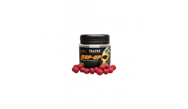 Groundbait TRAPER Floating Boilies Strawberry 12mm 50g