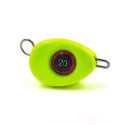 Jig sinker FH, 12 g, yellow, 3 pcs, Merganser