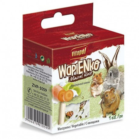 Mineral block vegetable for rodents and rabbit 1pc 40g