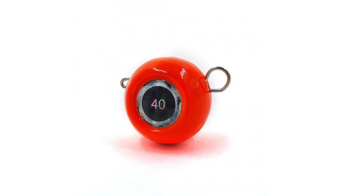 Jig sinker RB, 32 g, red, 3 pcs, Merganser