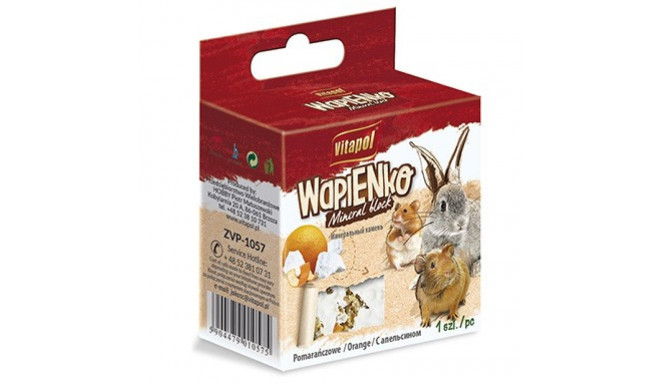 Mineral block orange for rodents and rabbit 1pc 40g