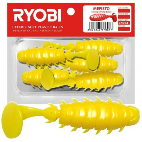Soft lure Scented Ryobi Mefisto 36mm CN004 8pcs