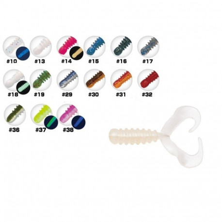 Rubber bait twin tail RB-04 37