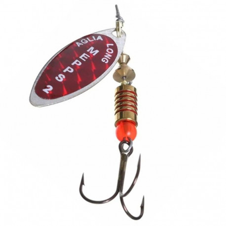 Spinner MEPPS AGLIA LONG REDBO-2 7,0g silver