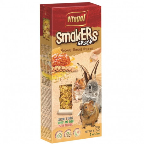 Treat for rodents and rabbits SMAKERS honey 2pcs 90g
