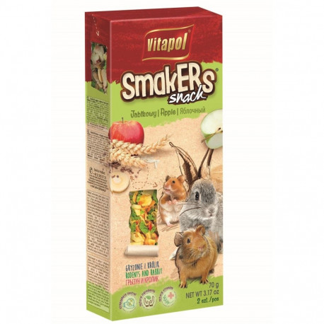 Treat for rodents and rabbits SMAKERS apple 2pcs 90g