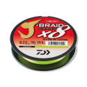 Braided line Daiwa Grand X8E 0.10mm 135m chartreuse