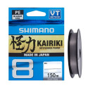 Nöör Shimano Kairiki PE Steel gray 150m 0,06mm 5,30kg