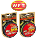 Braided line WFT KG Strong 150m 15kg chartreuse