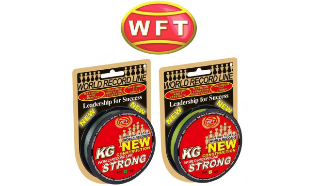 Braided line WFT KG Strong 150m 15kg chartreuse