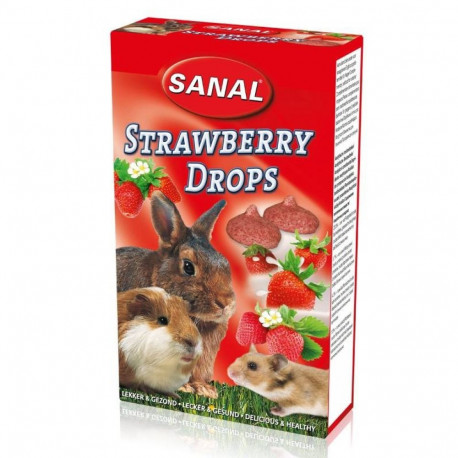 SANAL RODENTS Strawberry Drops 45g