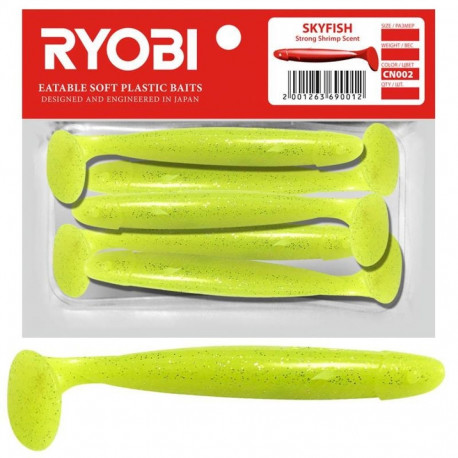 Silikoonlant söödav Ryobi Skyfish 71mm CN002 5tk