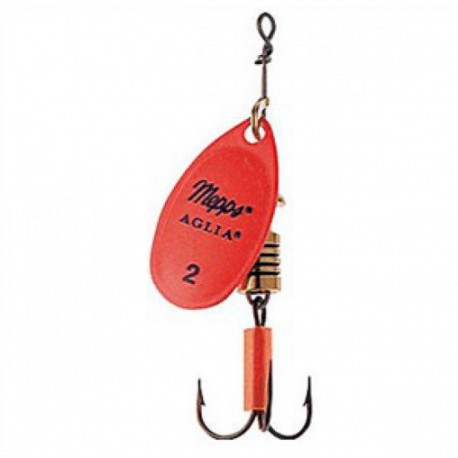Spinner MEPPS AGLIA FLUO-2 4,5g, punane